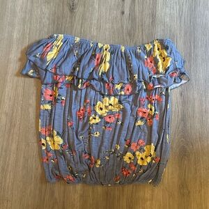 Floral crop top
